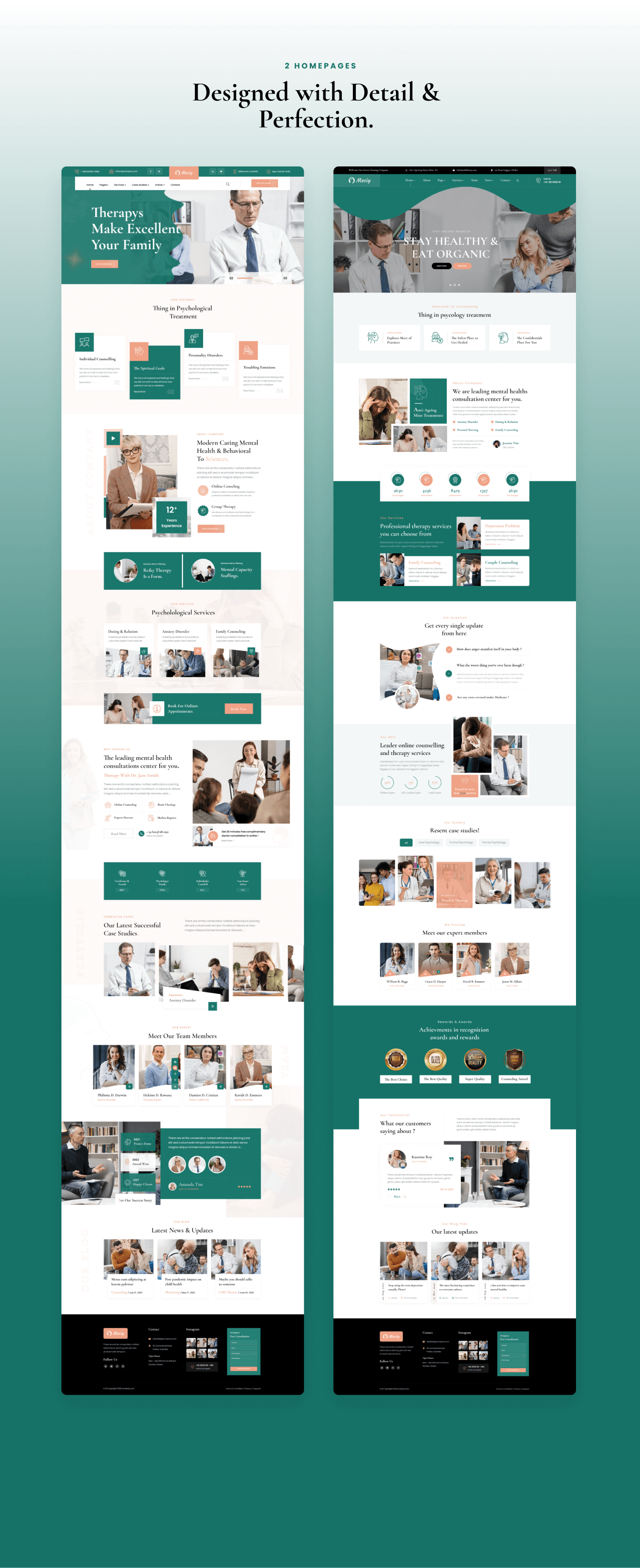 Meciy - Psychology and Counseling Elementor WordPress Theme