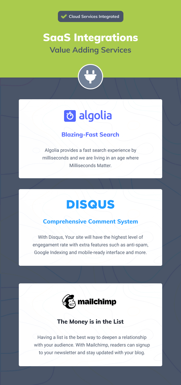 Gatsby Algolia Disqus