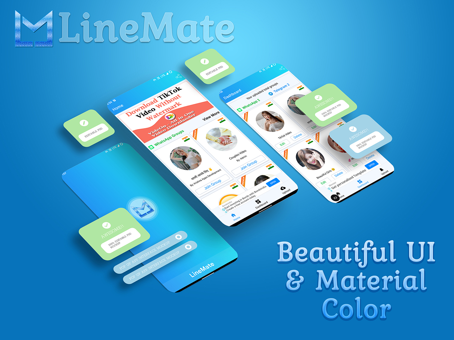 LineMate- Unlimited WhatsApp & Telegram Groups Link - 5