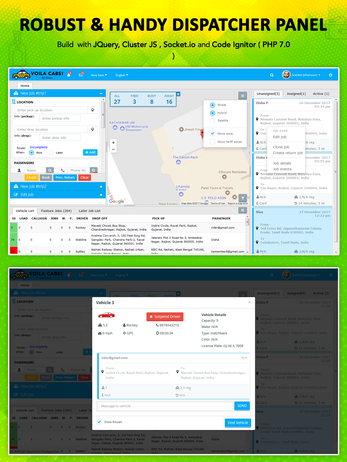 Taxi Booking App - A Complete Clone of UBER with User,Driver & Backend CMS Coded with Native Android - 15