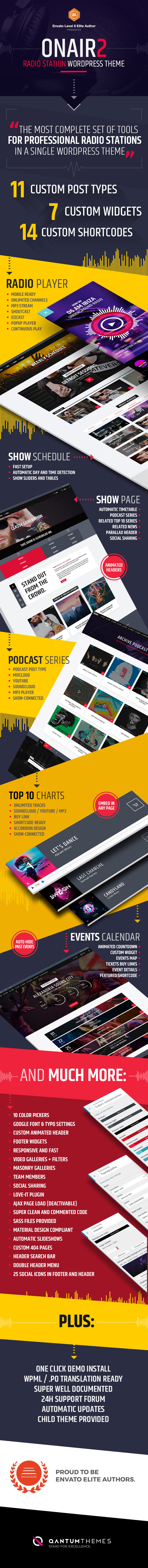 Onair2: Radio Station WordPress Theme With Non-Stop Music Player - 13