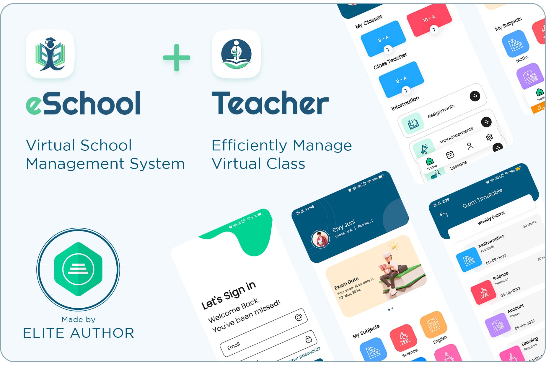 eSchool - School Management System with Student | Parents | Teacher Flutter App | Laravel Admin - 7