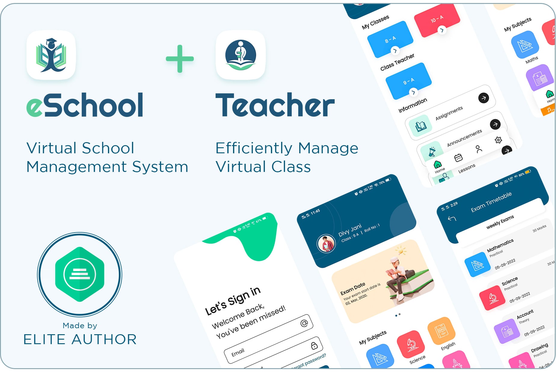 eSchool - School Management System with Student | Parents | Teacher Flutter App | Laravel Admin - 6