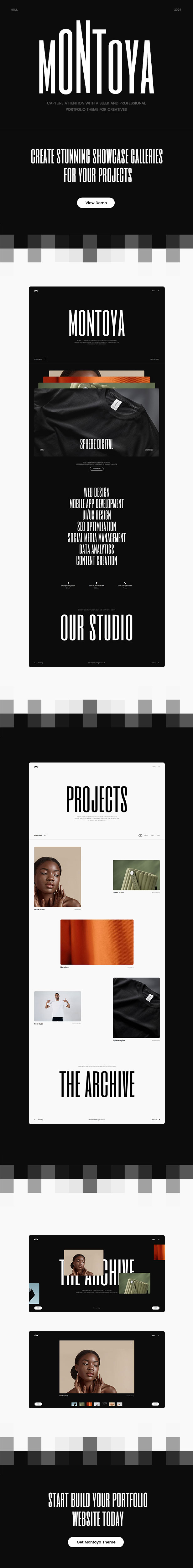 Montoya - Creative Portfolio WordPress Theme