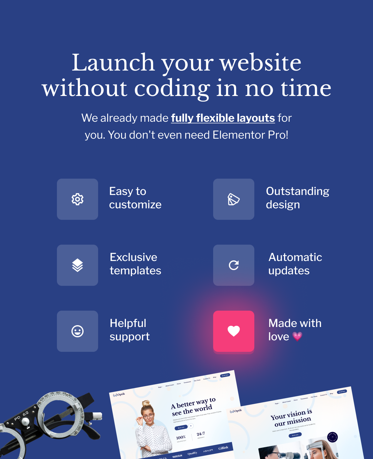 Optik - Optometrist & Eye Care WordPress Theme
