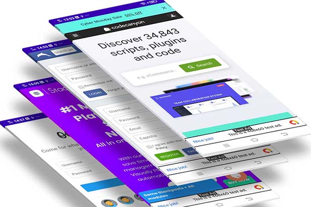 Social WebView Android App Template - 1