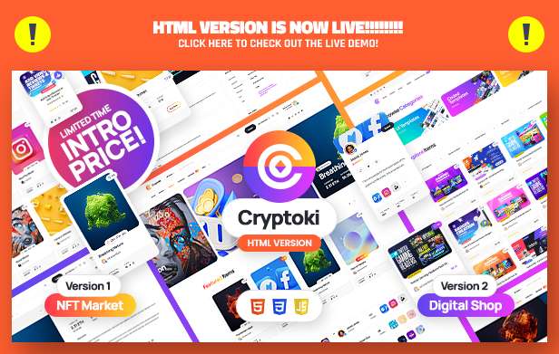 Cryptoki - NFT Digital Marketplace PSD Template - 9
