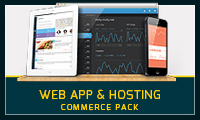 Web App and Hosting provider complete print template pack