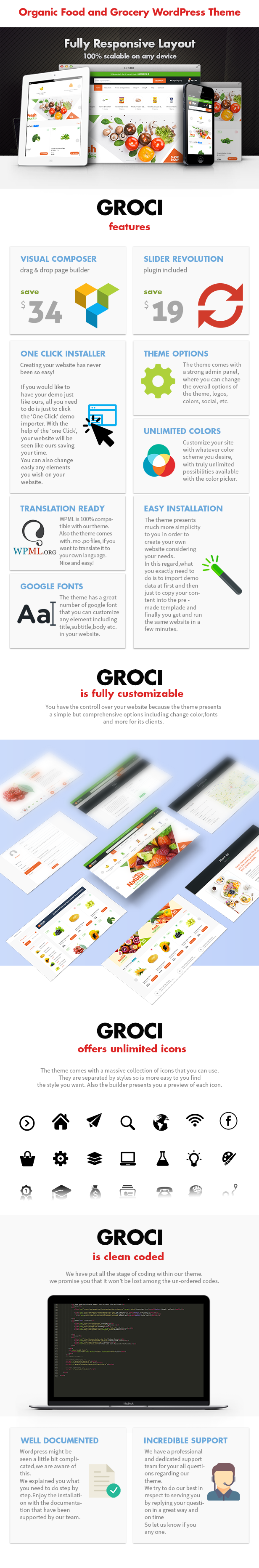 Groci v2.0.5-有机食品和杂货市场WordPress主题