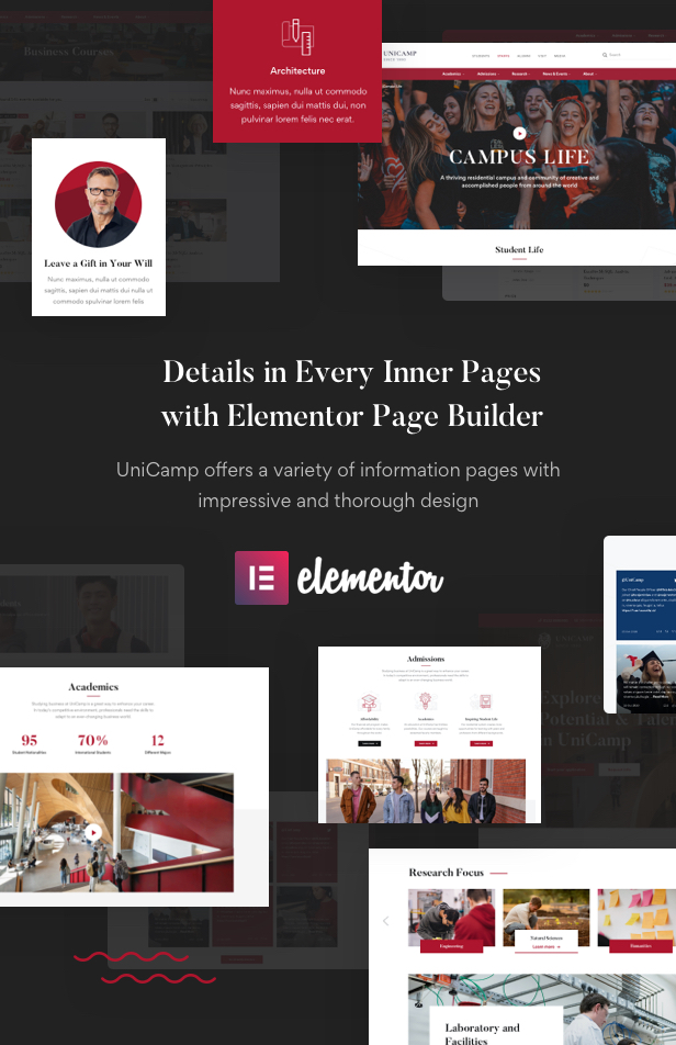 Unicamp - University and College WordPress Theme - 8