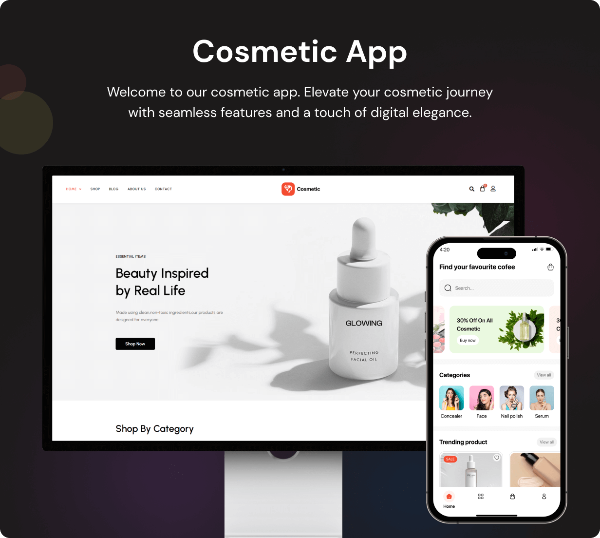 Cosmetic Store App - E-commerce Store app in Flutter 3.x (Android, iOS) with WooCommerce Full App - 5