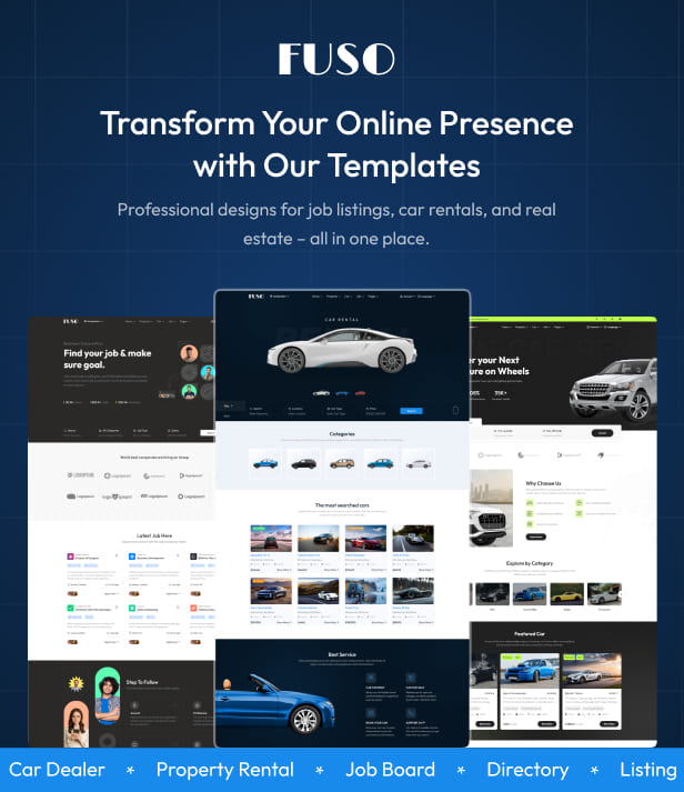 Fuso – Transforming Online Listings Angular Template