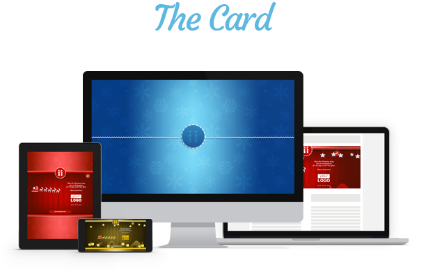 Christmas Card with Sleigh - 1