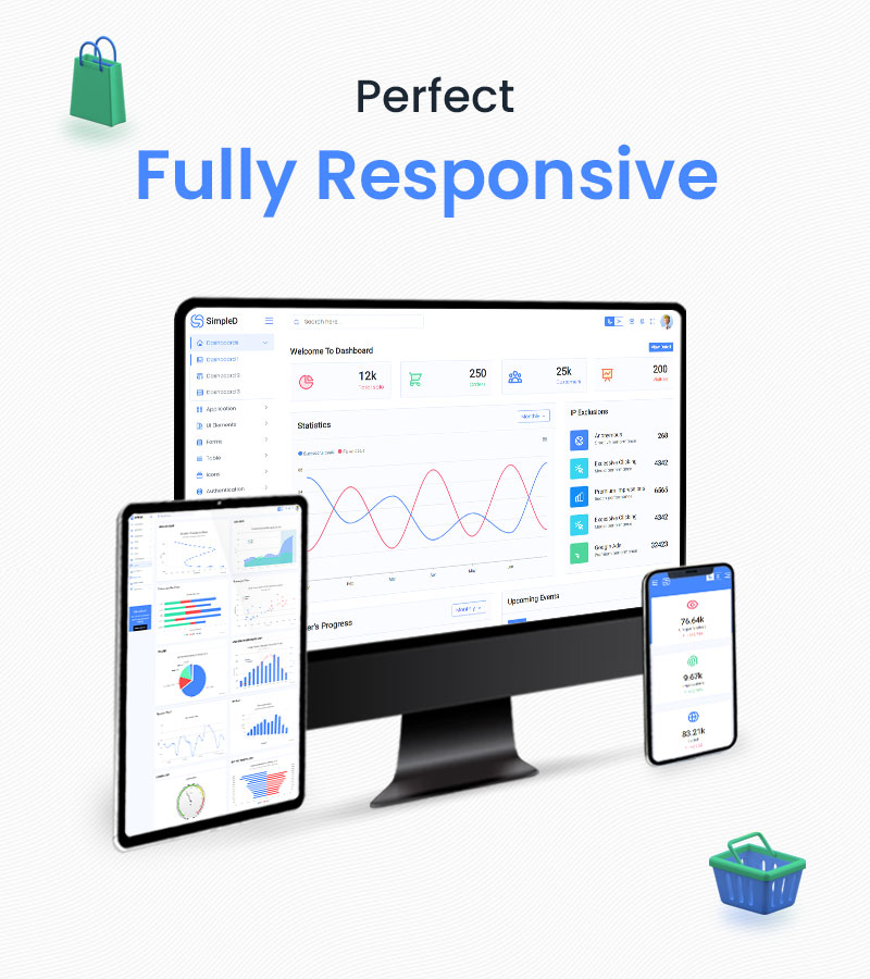 SimpleD - Laravel Vue, React JS HTML SCSS Admin Template - 12