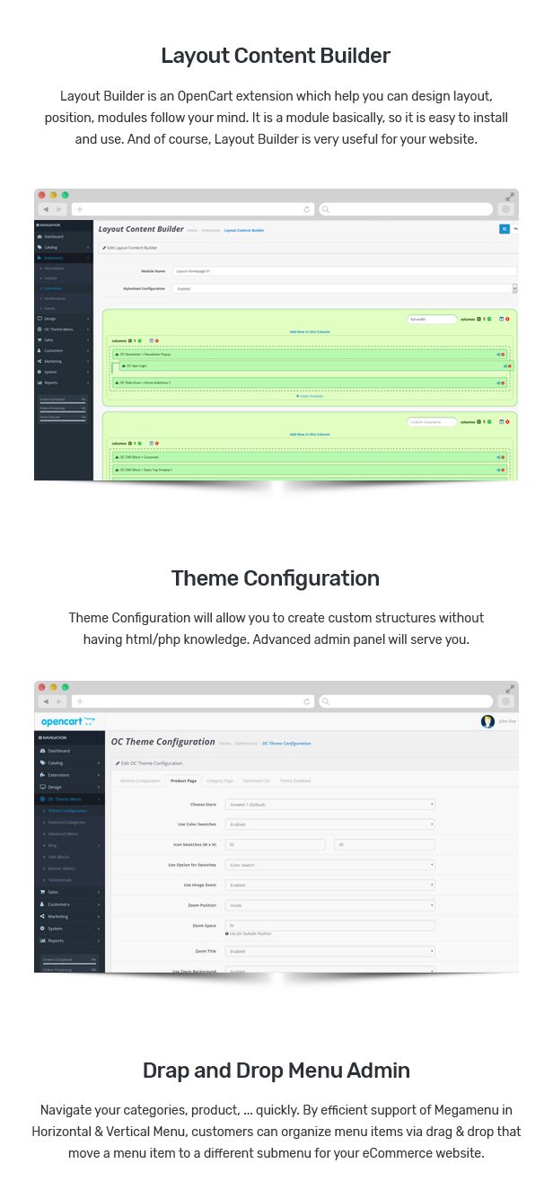 Sneaker - Shoes Responsive OpenCart Theme (Included Color Swatches)