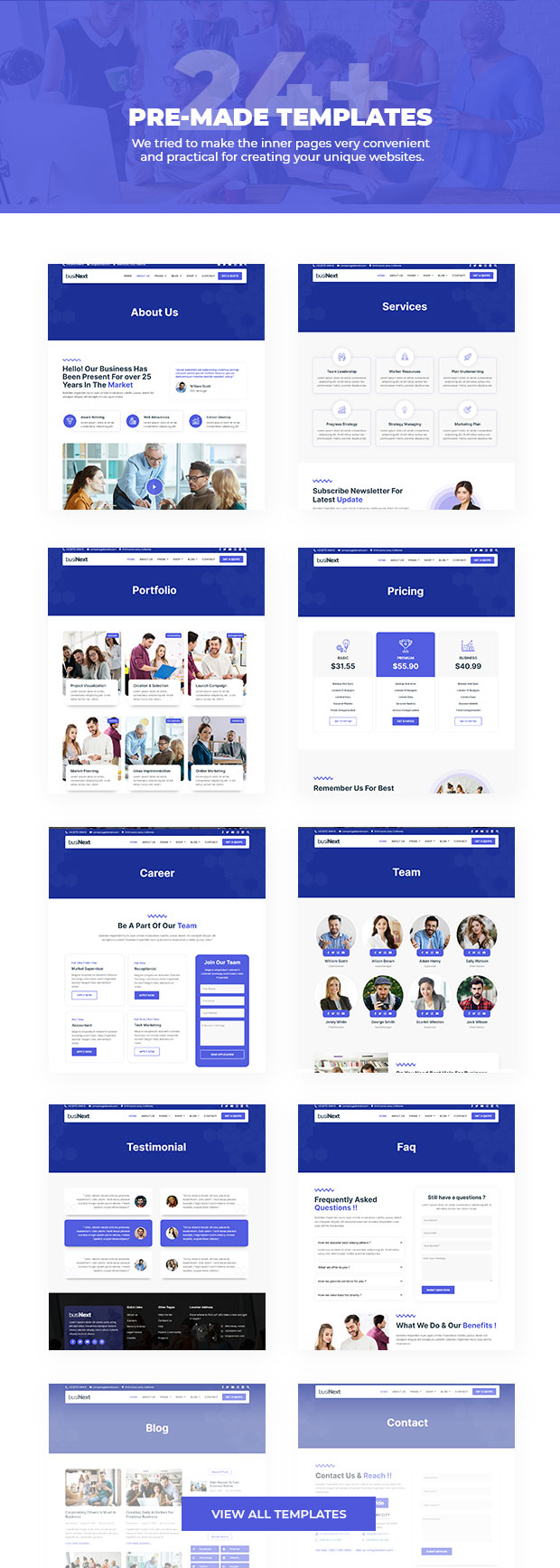 businext html inner pages