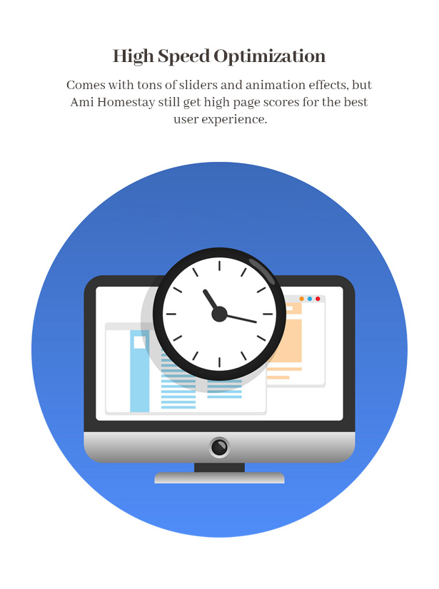 Ami Homestay Hotel Booking WordPress Theme for Real Estate with High Page Score