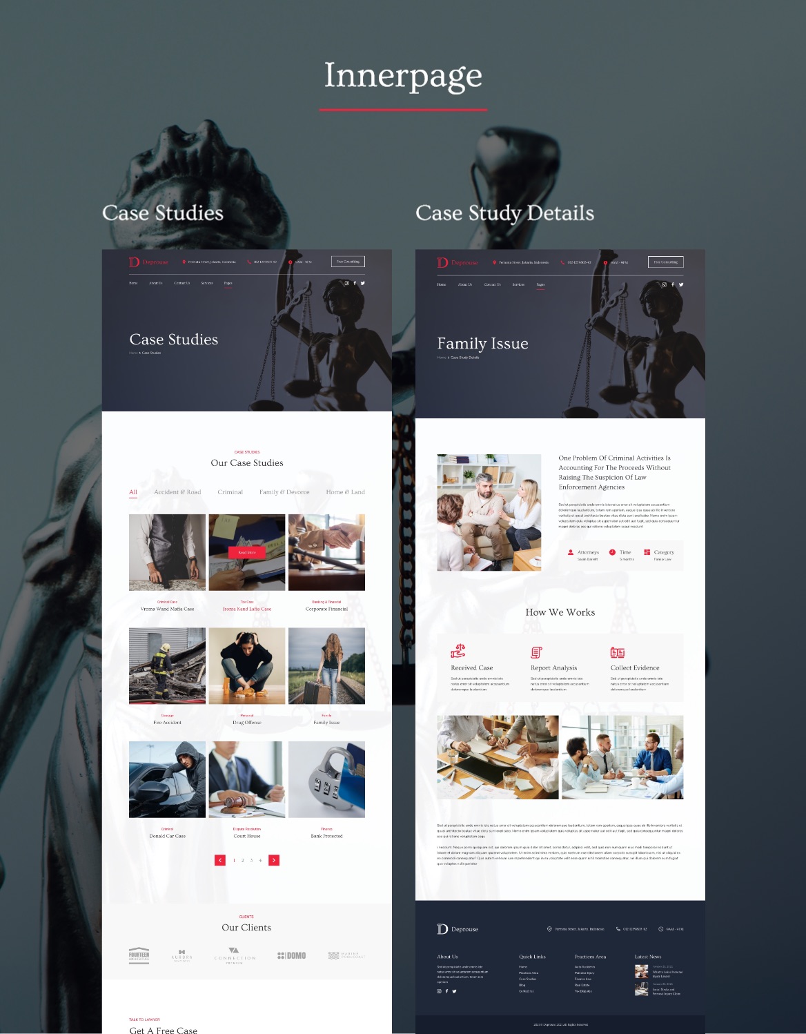Dike - Lawfrim & Attorneys Website Template - 4