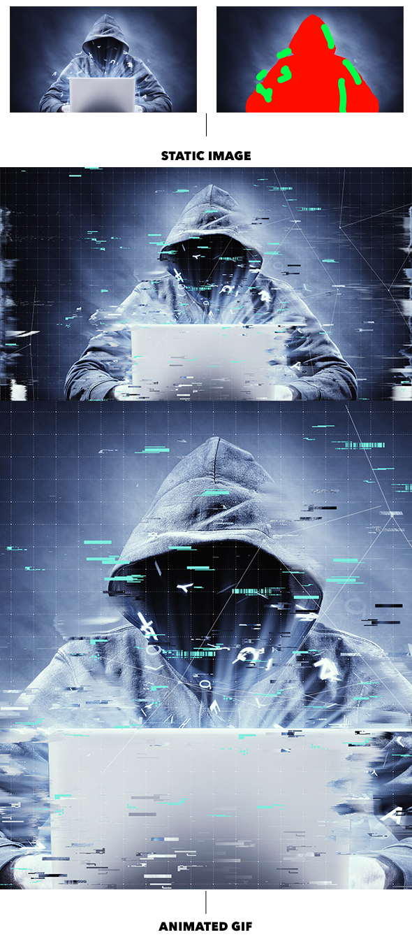 Gif Animated Hacking Photoshop Action - 18