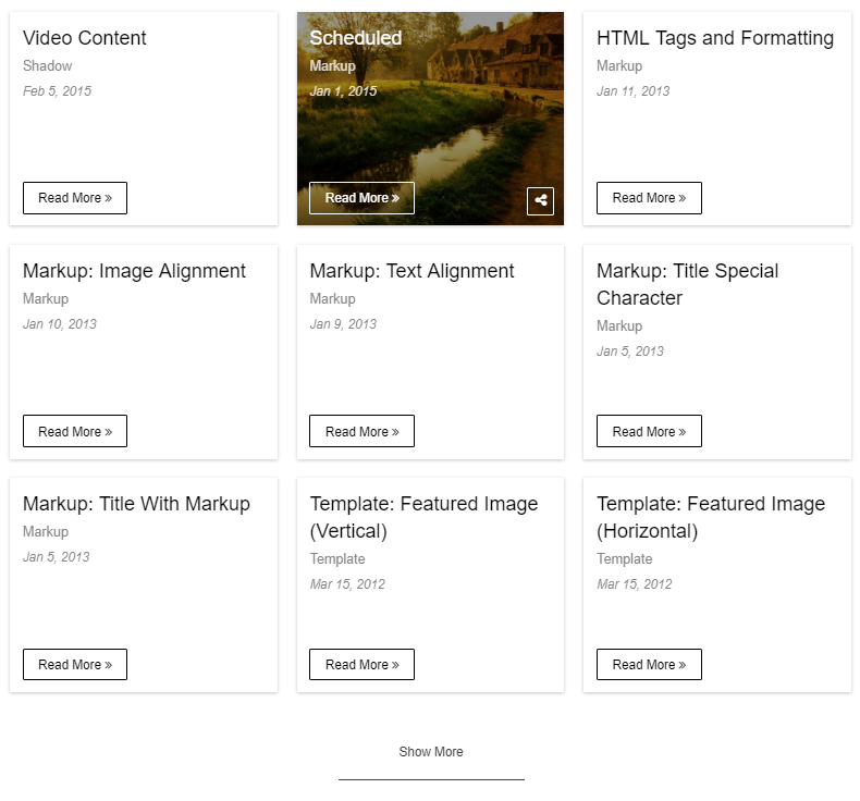 Wordpress Post Grid / List / Timeline Layout avec carrousel et publication connexe - 8