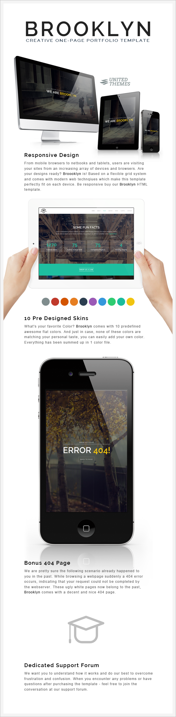 Brooklyn - Creative Portfolio Page HTML - 4