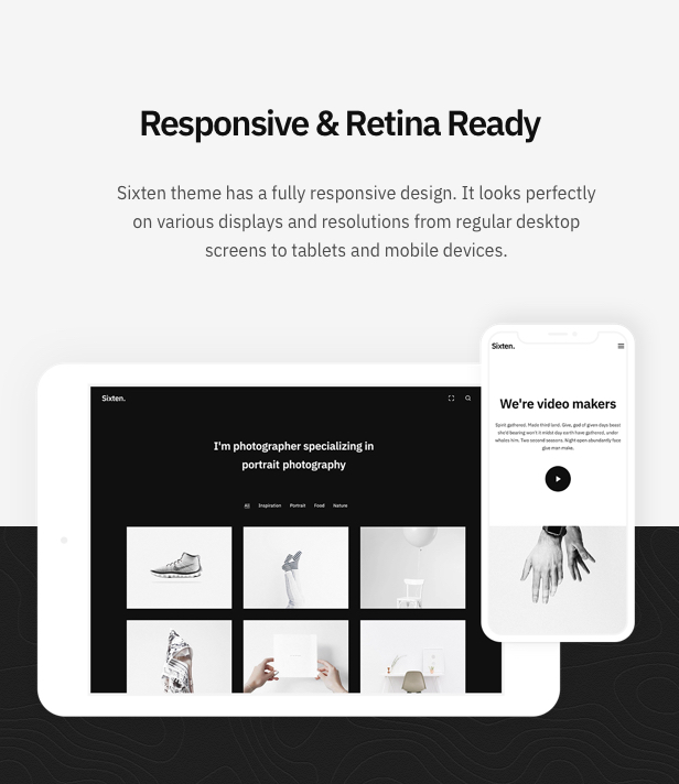 Sixten - Minimalist Portfolio WordPress Theme