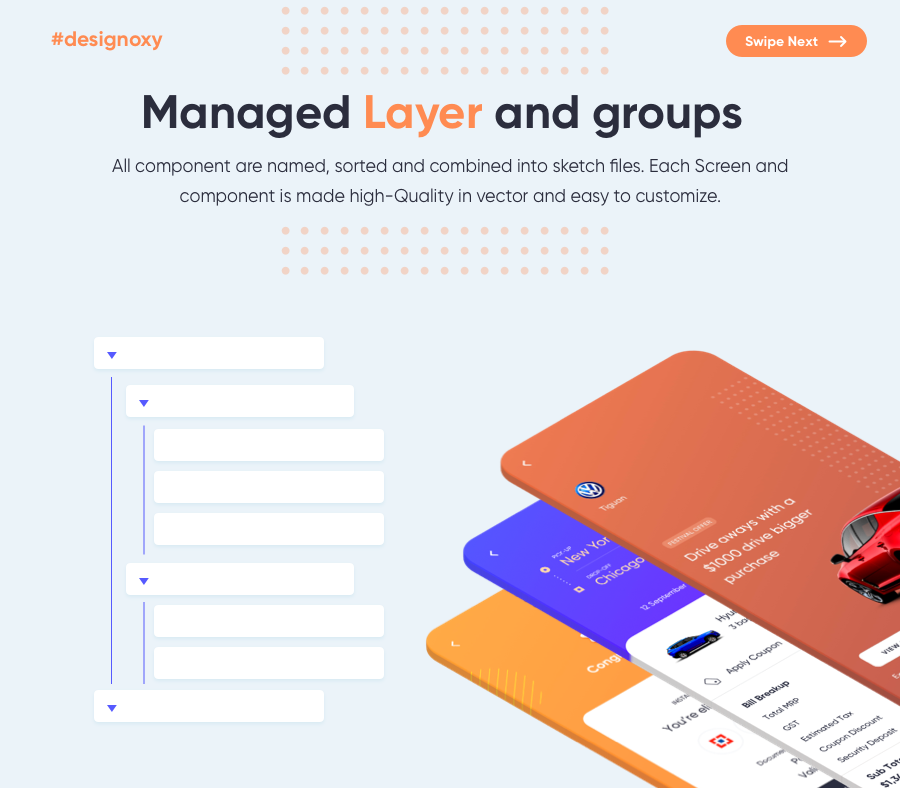 Carnow - buy rent and sell mobile app UI kit