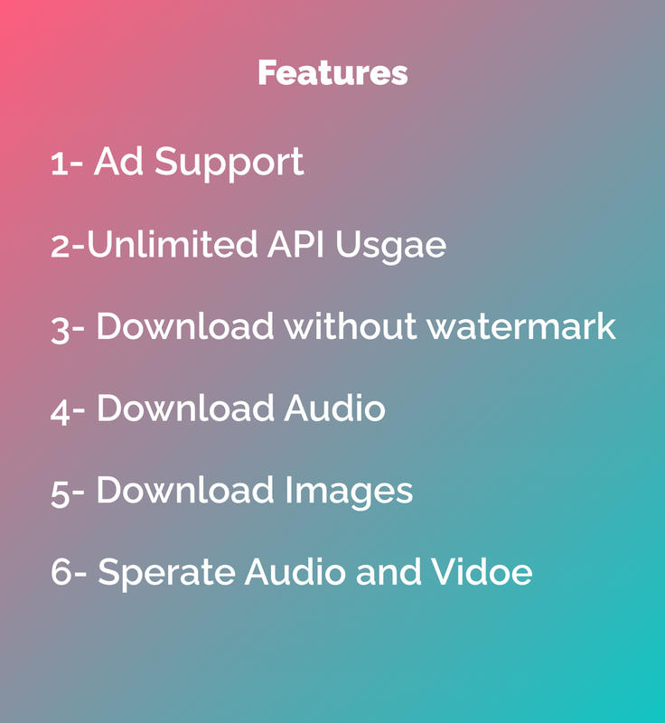 Tiktok Video Downloader Without watermark, Audio and Image Extractor - 3