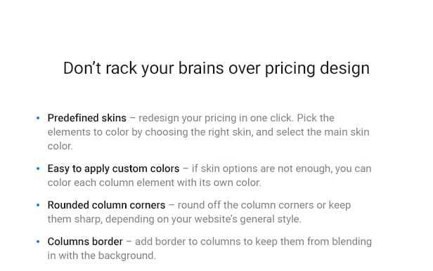 Pricing Table — WordPress Pricing Table Plugin - 5