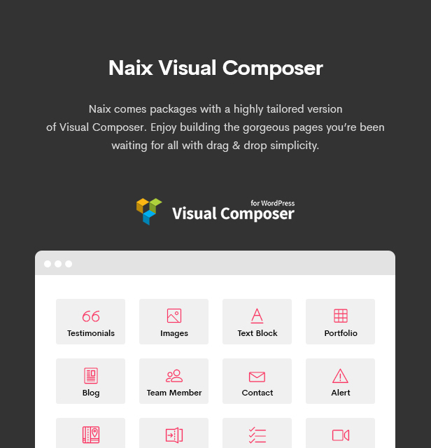 Naix - Creative & High Performance Portfolio WordPress Theme