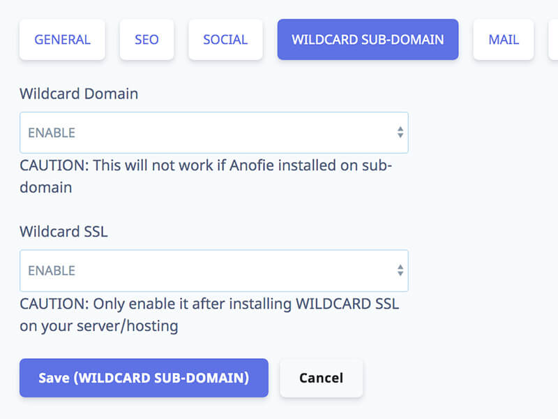 anofie-SSL Support