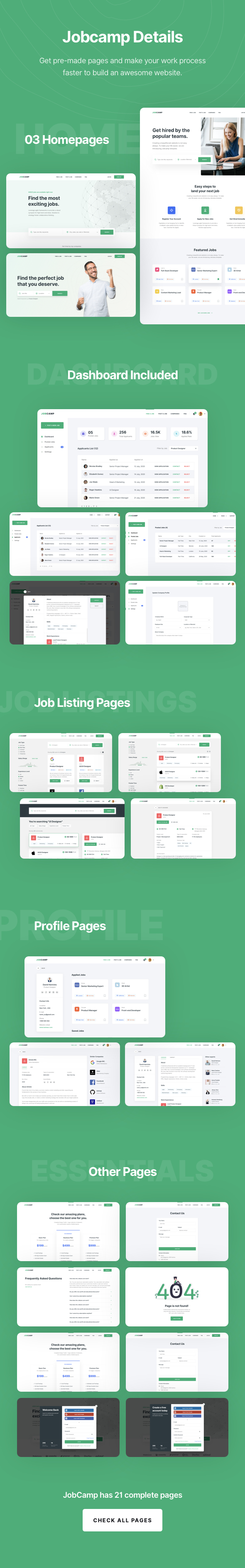 Jobcamp - Job Board & Directory Responsive Template - 4