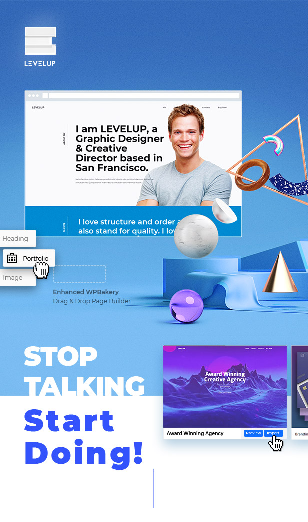 Level Up Landing Page