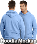 Man Hoodie Mockup