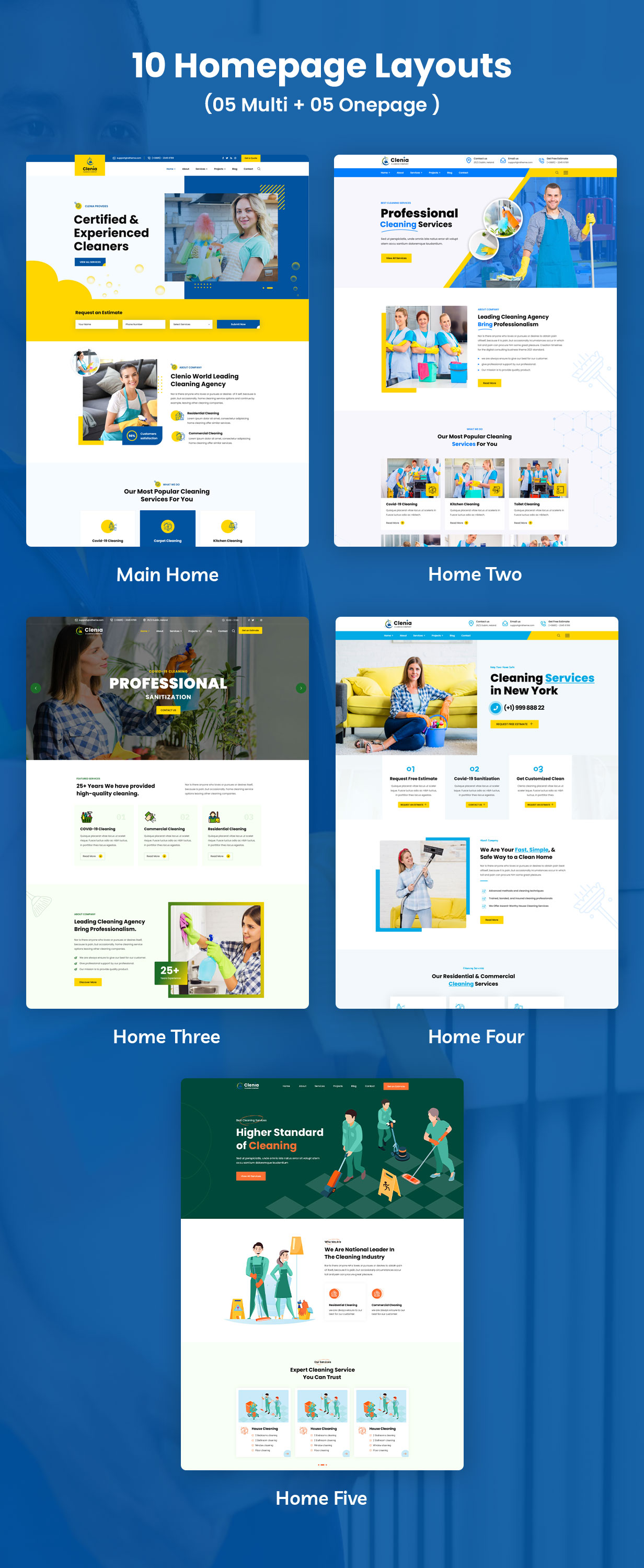 Clenia - Cleaning Services HTML Template - 3