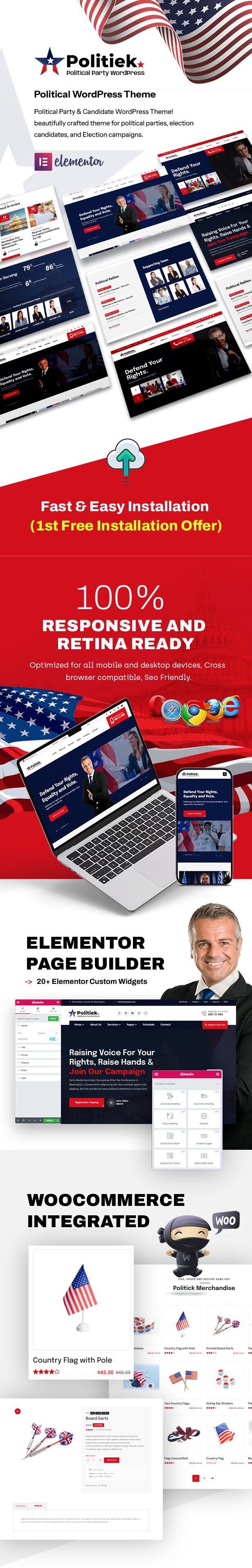 Politiek - Political WordPress Theme 