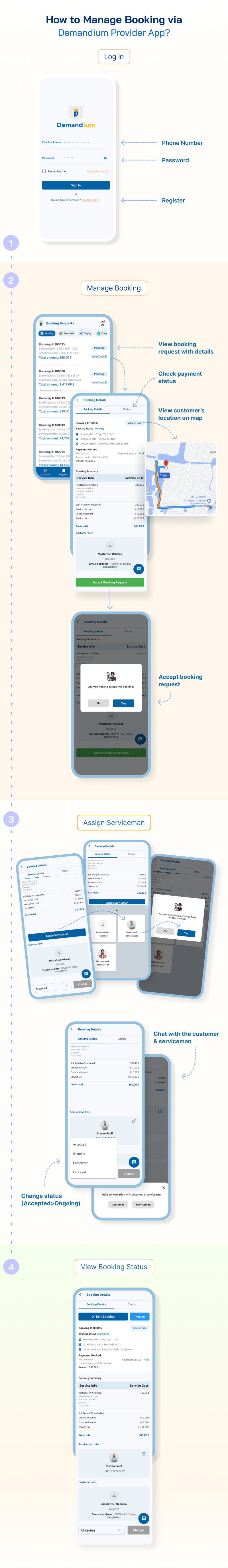 Demandium on demand service booking script