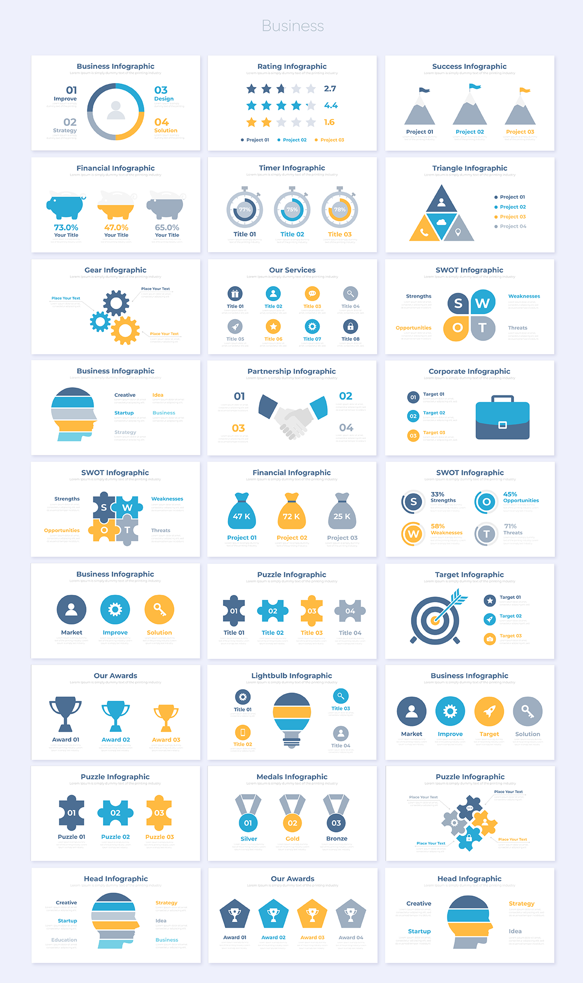 Infopix - Infographics Pack - 30