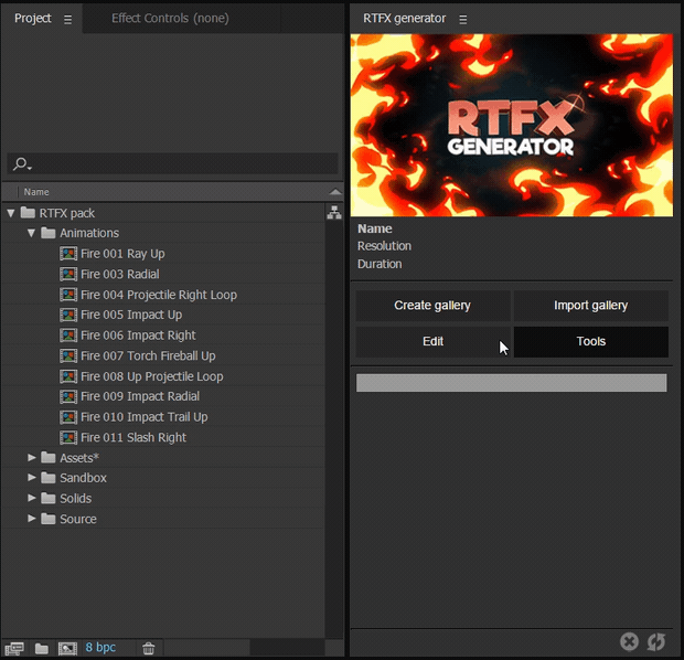 rtfx generator after effects free download