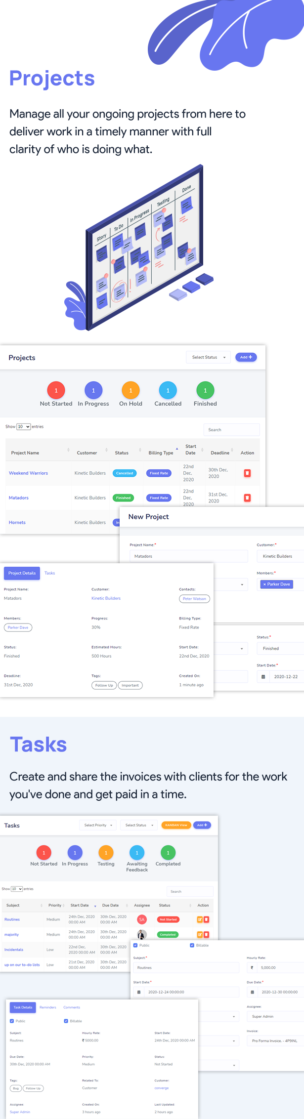 InfyCRM Features 2