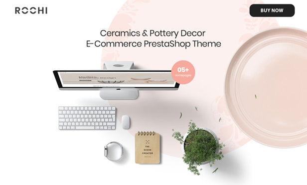 Beautiful & Elegant Ceramics and Pottery Decor PrestaShop Theme