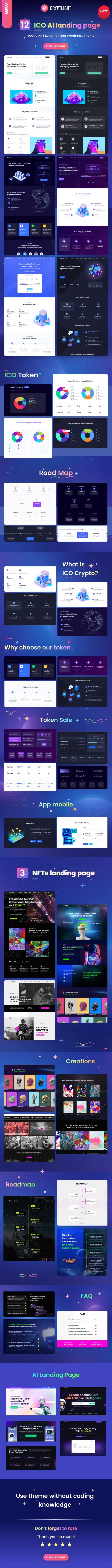 ICO Landing Page WordPress Theme