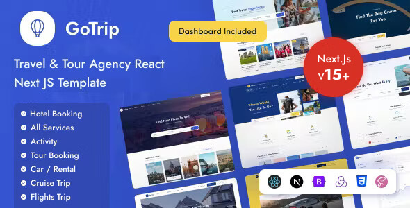 trip travel online booking react next js