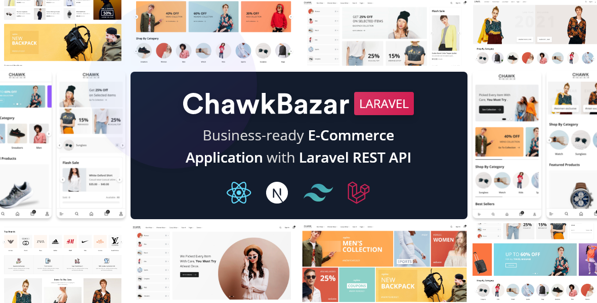 ChawkBazar Laravel - React, Next, REST API Ecommerce With Multivendor 
