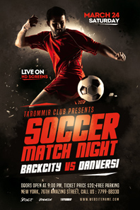 88-Soccer-match-night-flyer