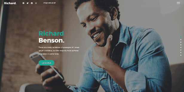 Richard - Easy Onepage Personal Template - 5