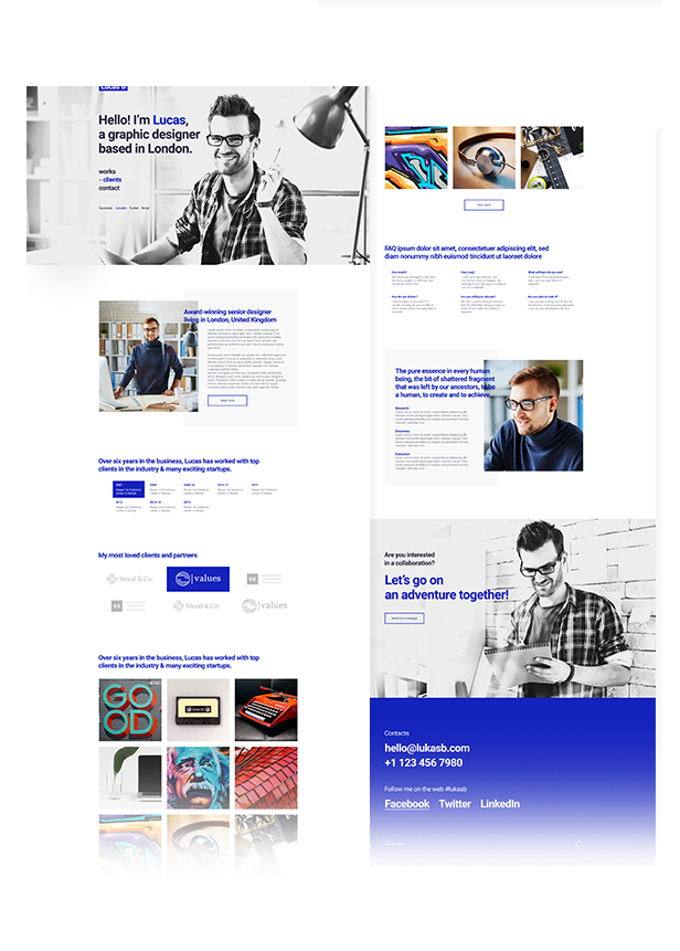 WowFolio - Responsive Portfolio / Resume Muse Template - 2