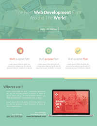 creative corporate flyer template