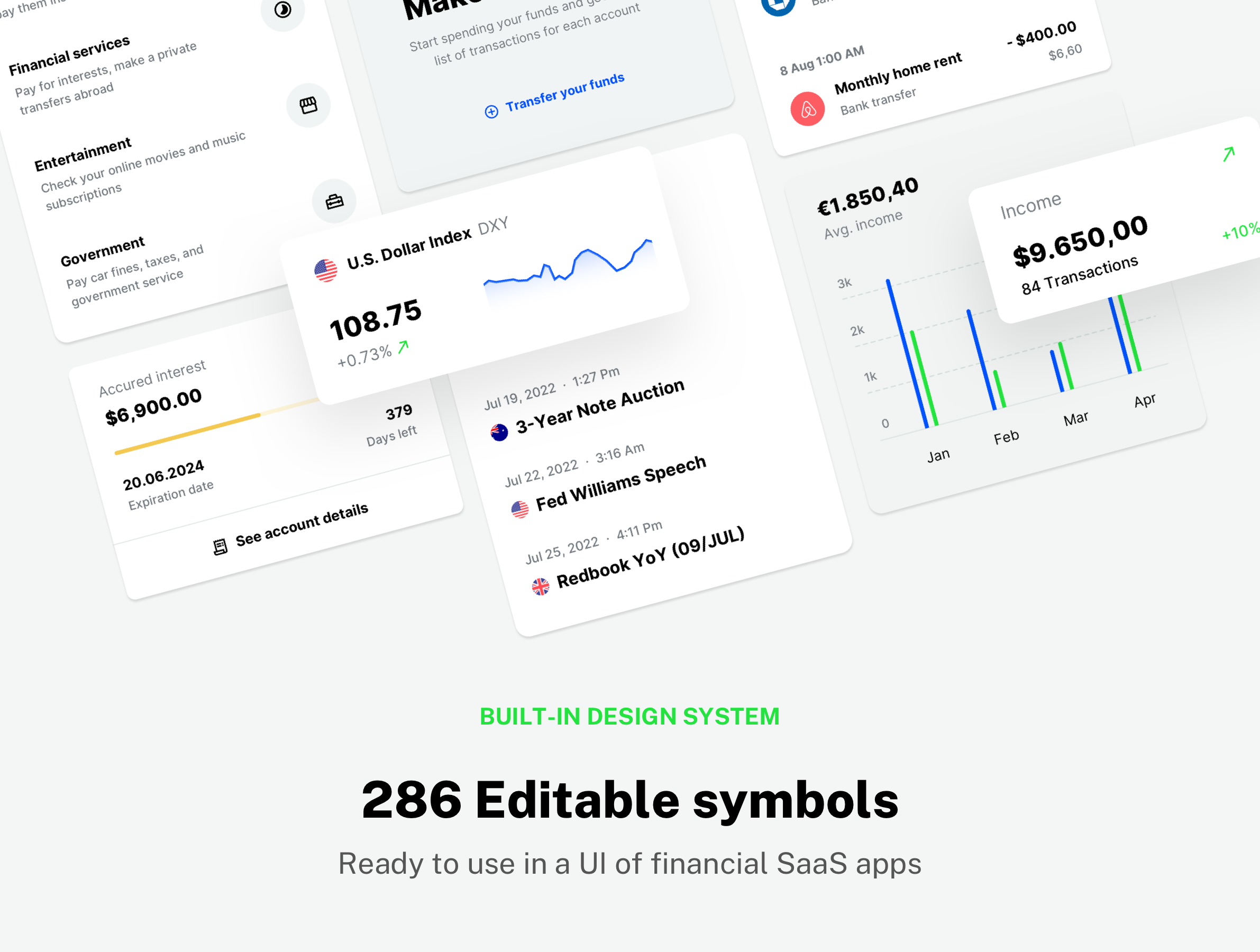 Paysa - UI kit for FinTech and Banking Apps - 3