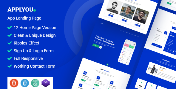 AgencYou - One Page Agency Template - 4